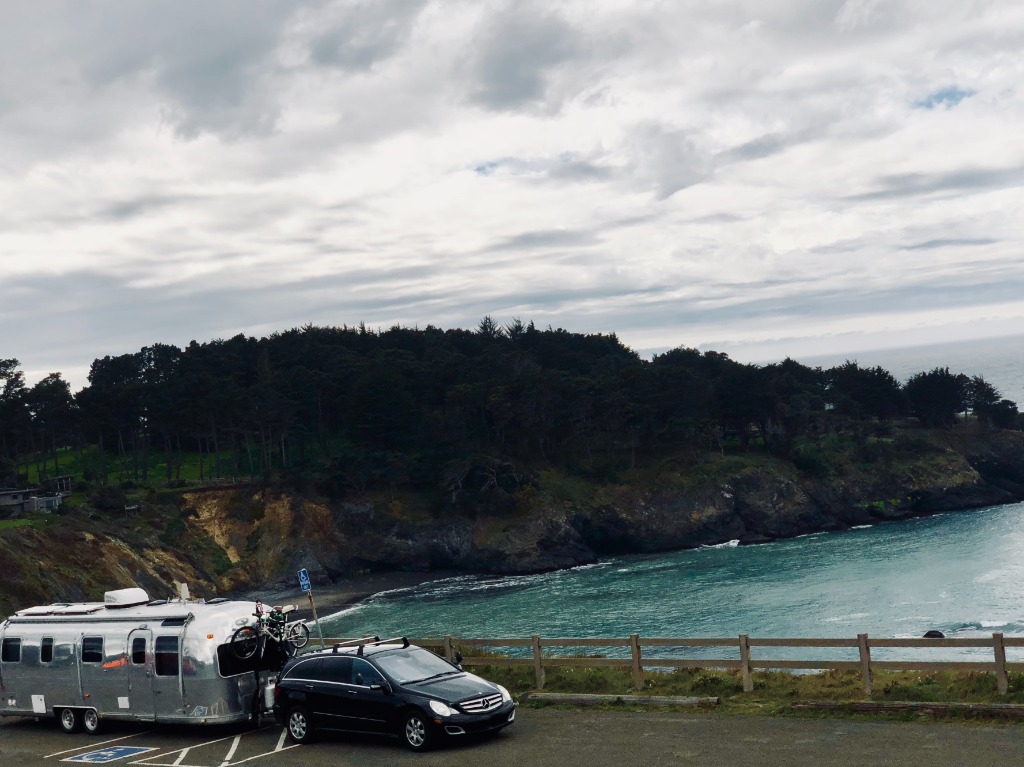 Renovated 1979 Airstream on Pacific Coast road trip